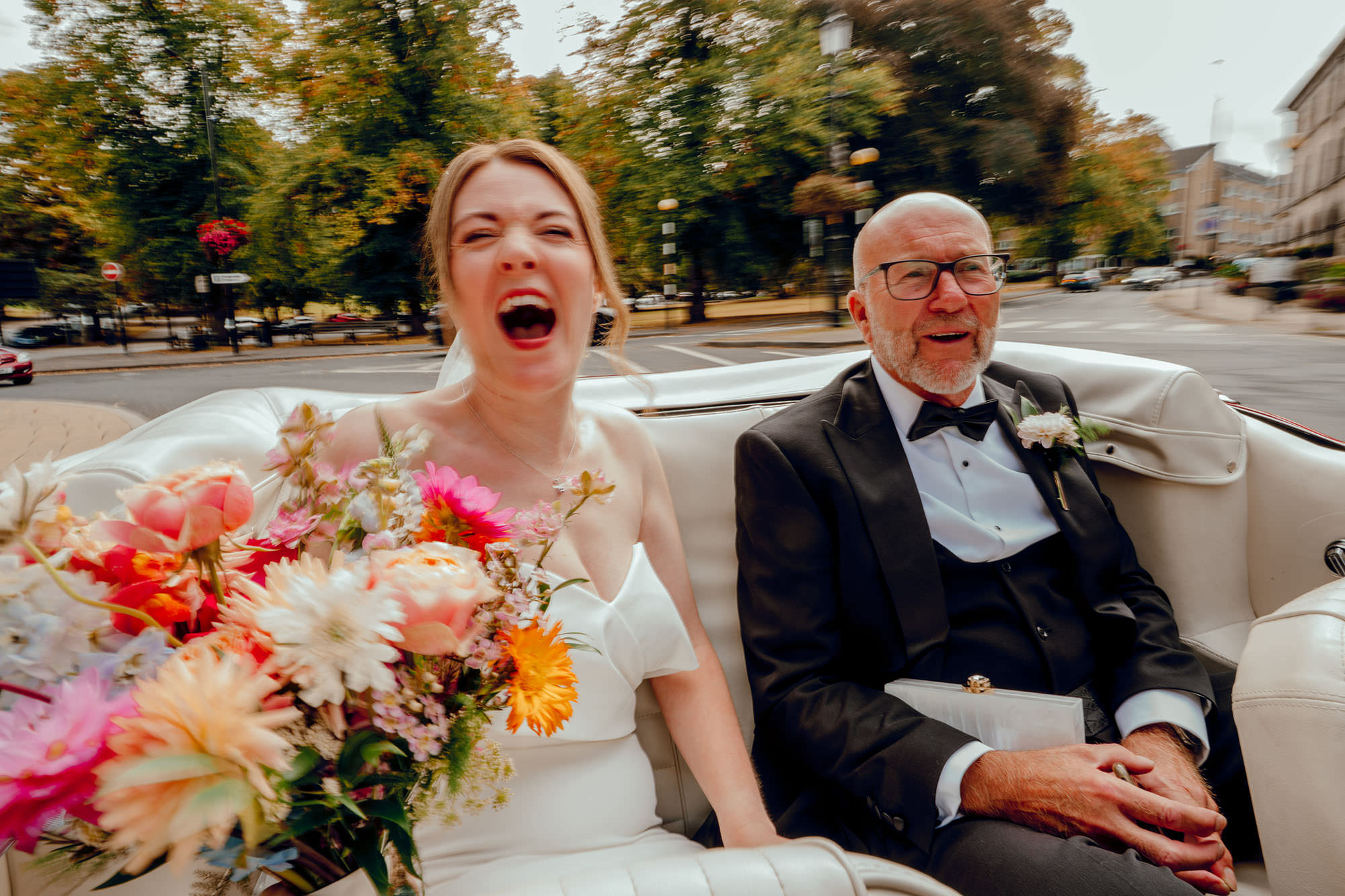 Harrogate colourful wedding photographers Hamish Irvine 