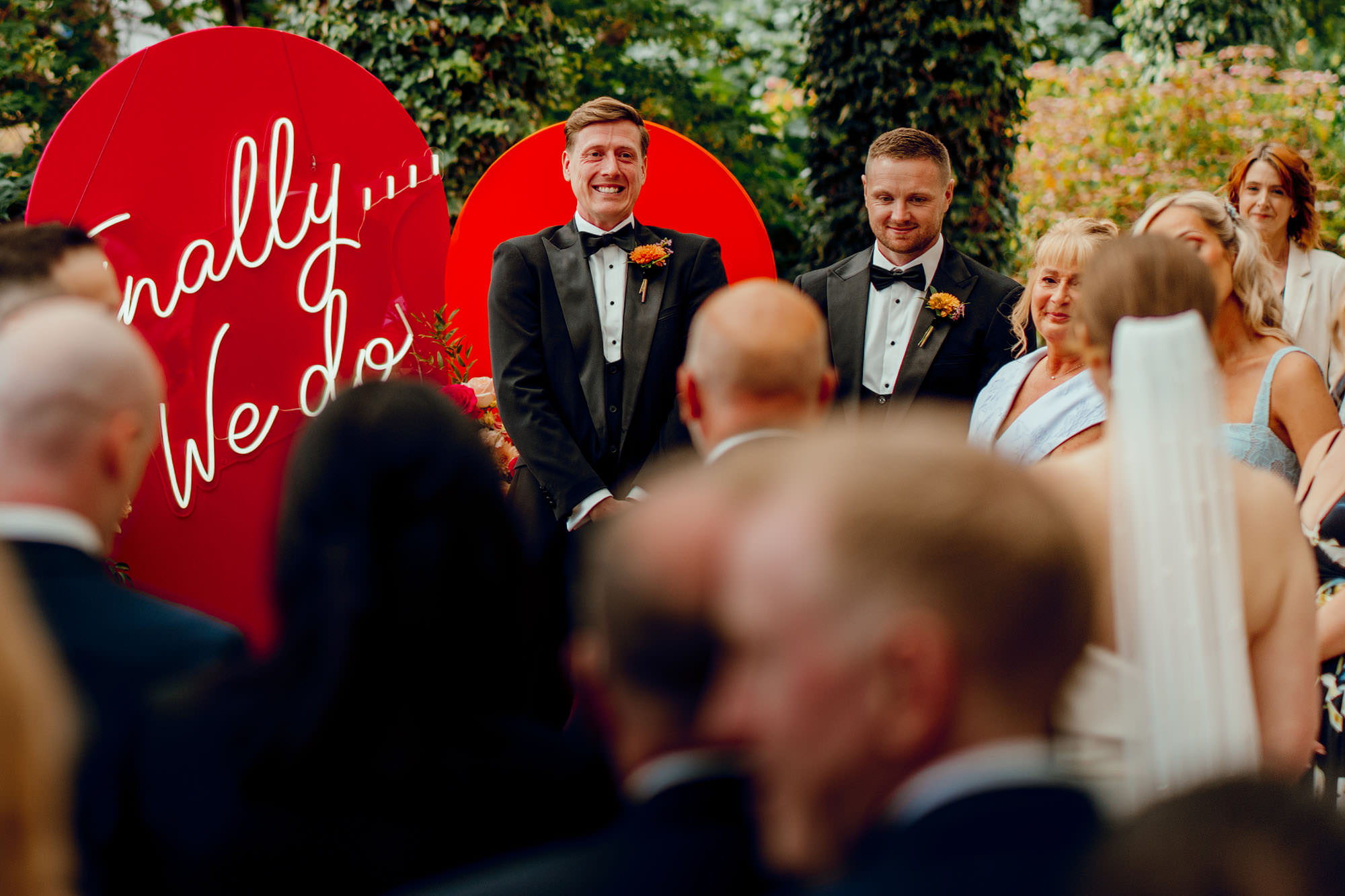 Sun Pavilion colourful wedding photography 