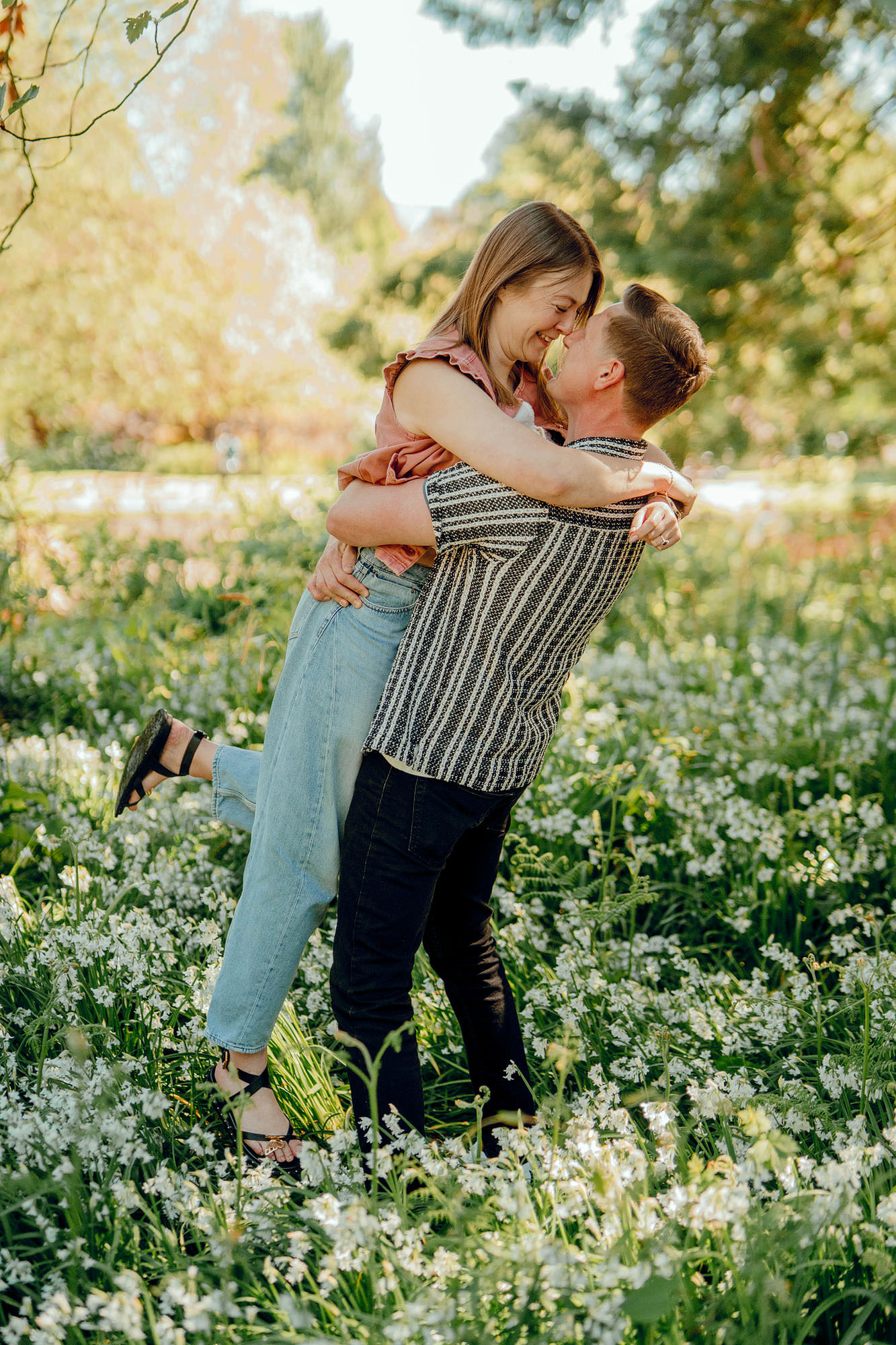 Valley Gardens Harrogate engagement shoot hamish irvine 