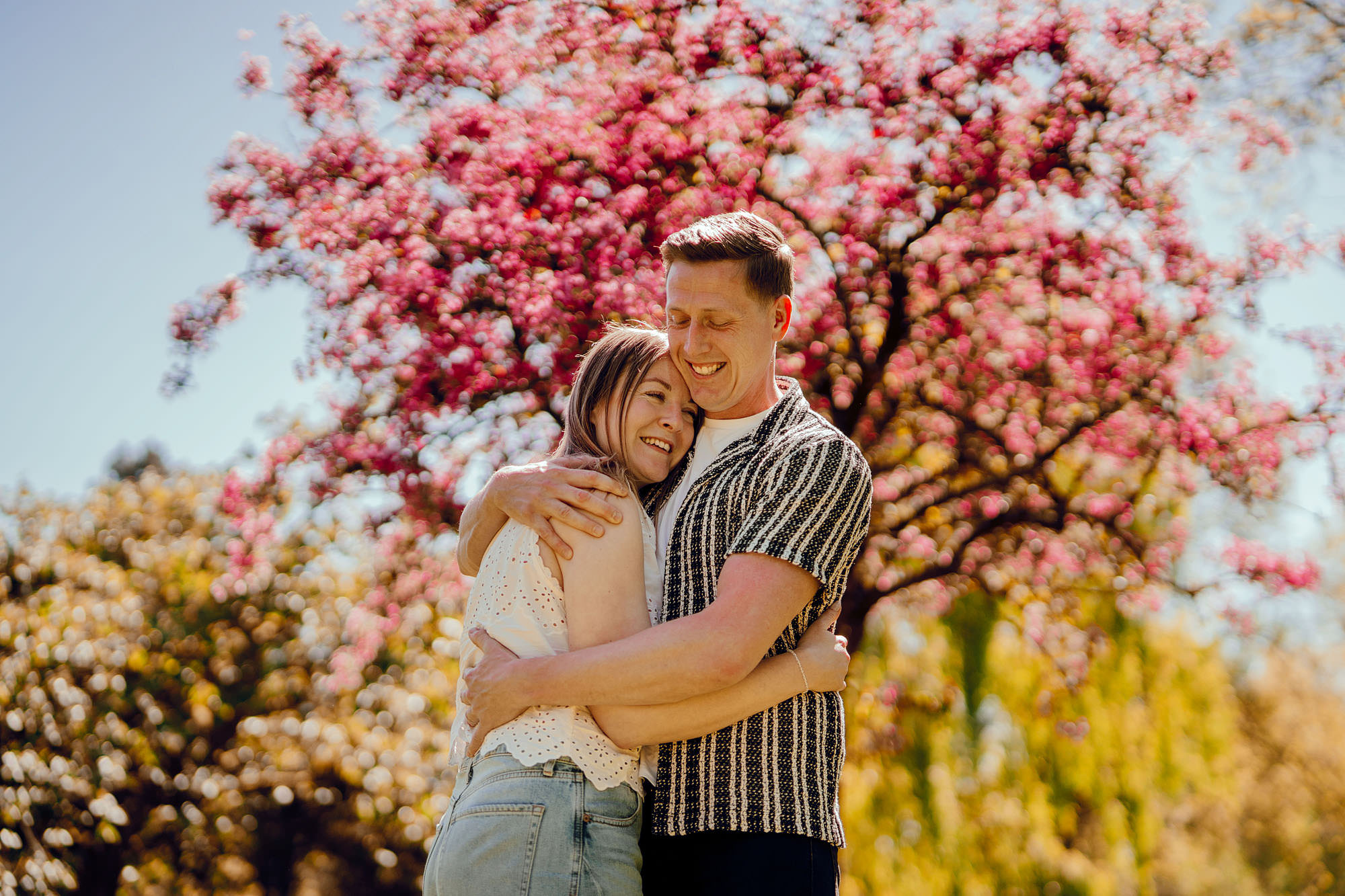 Valley Gardens Harrogate engagement shoot hamish irvine 