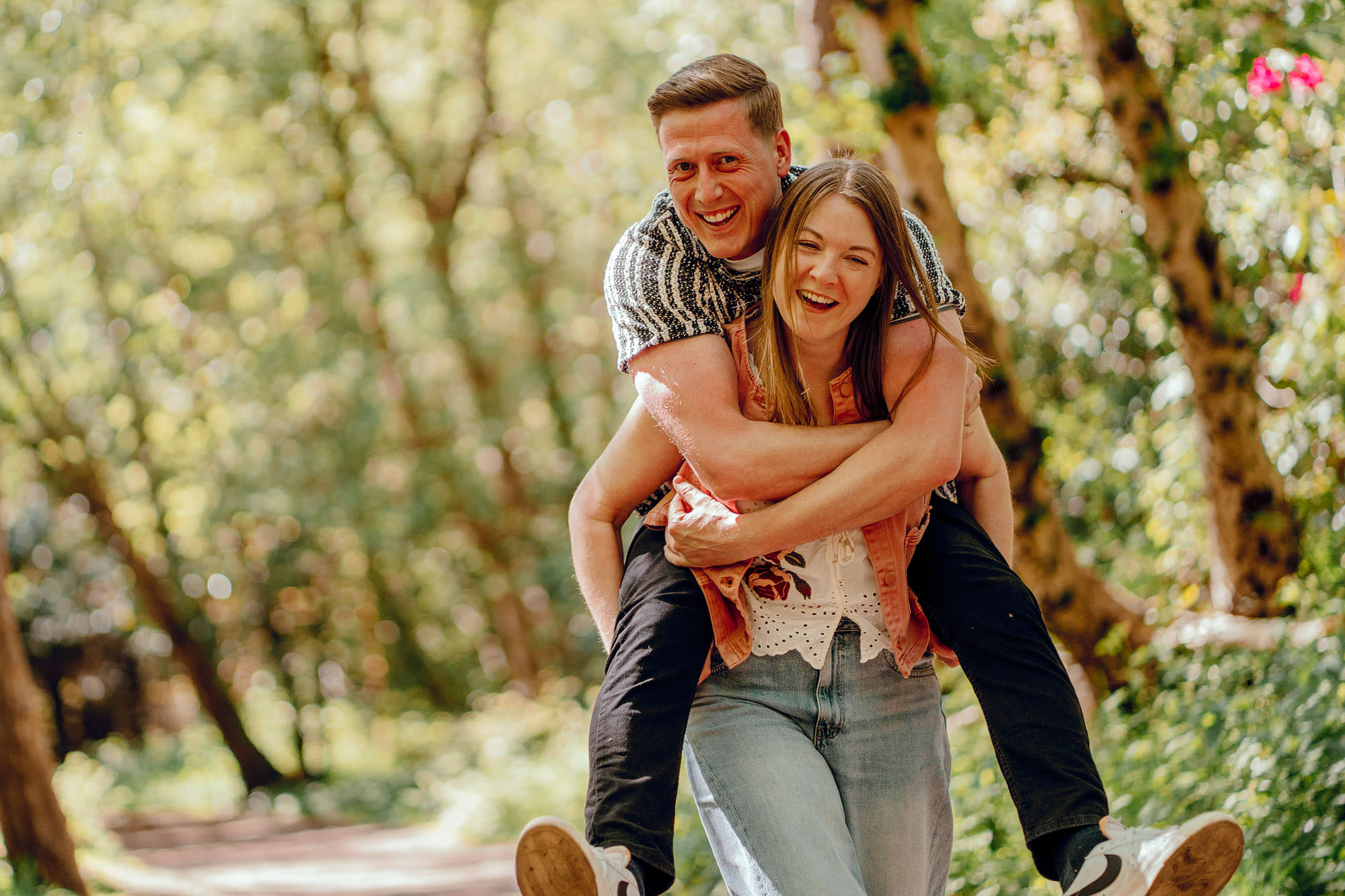 Valley Gardens Harrogate engagement shoot hamish irvine 