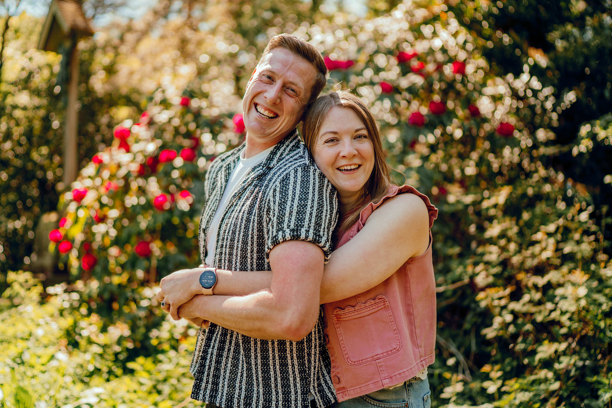 Valley Gardens Harrogate engagement shoot hamish irvine 