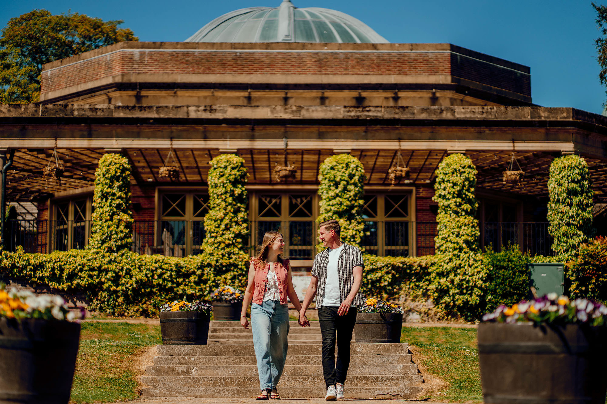 Valley Gardens Harrogate engagement shoot hamish irvine 