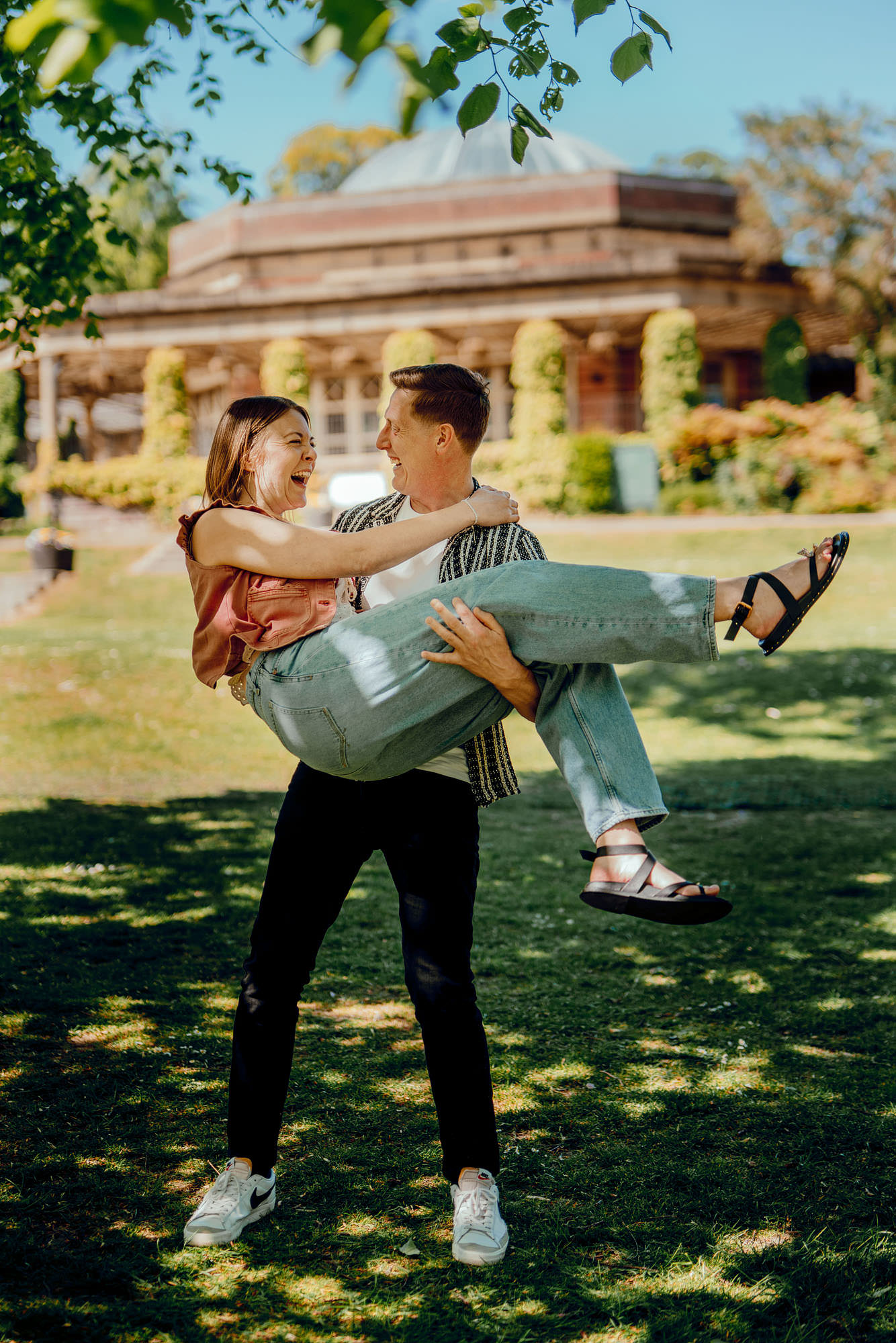 Valley Gardens Harrogate engagement shoot hamish irvine 