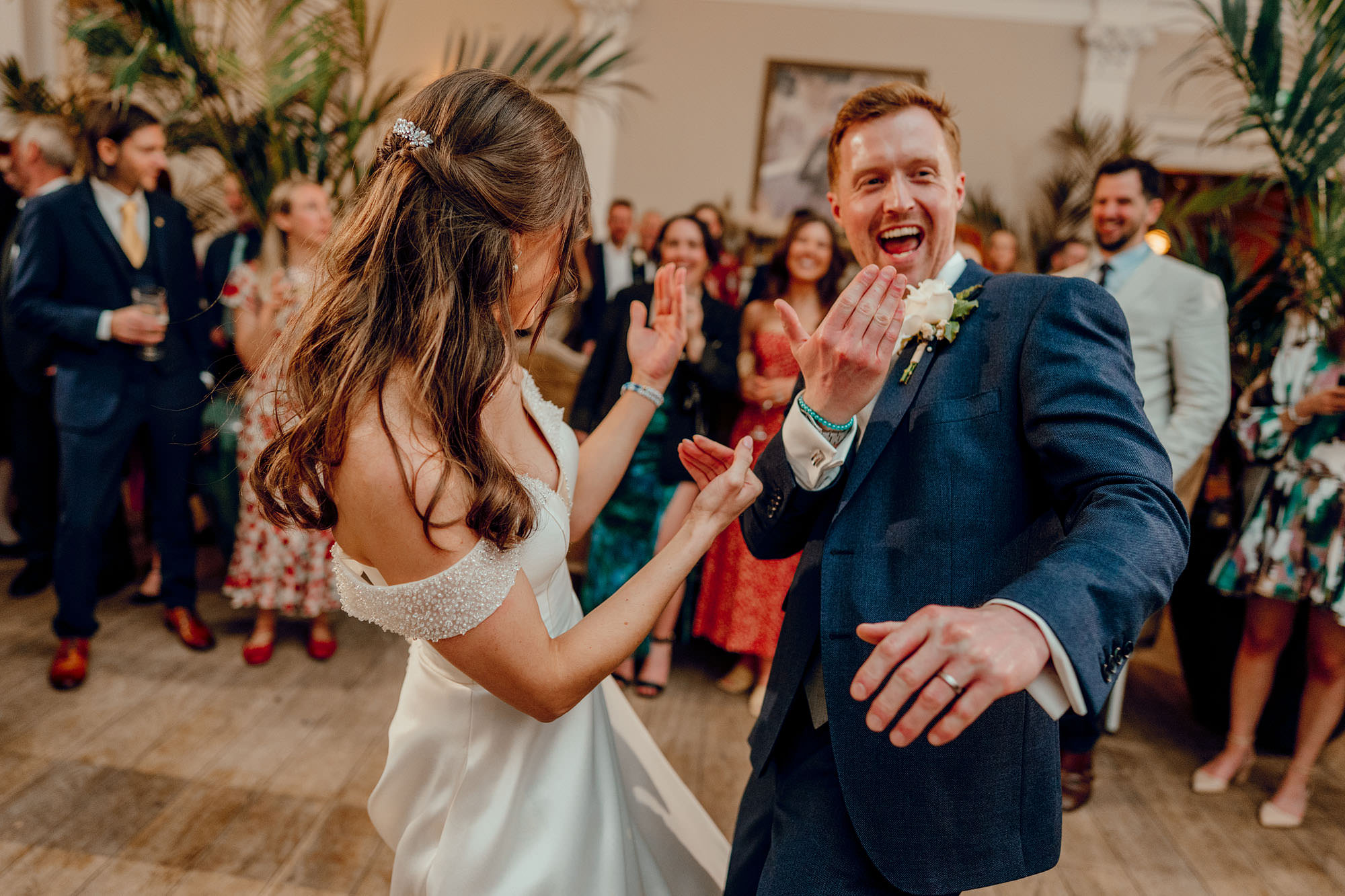 Lucy and Rob's wedding at Leeds Library and the Lost and Found club in Leeds. 