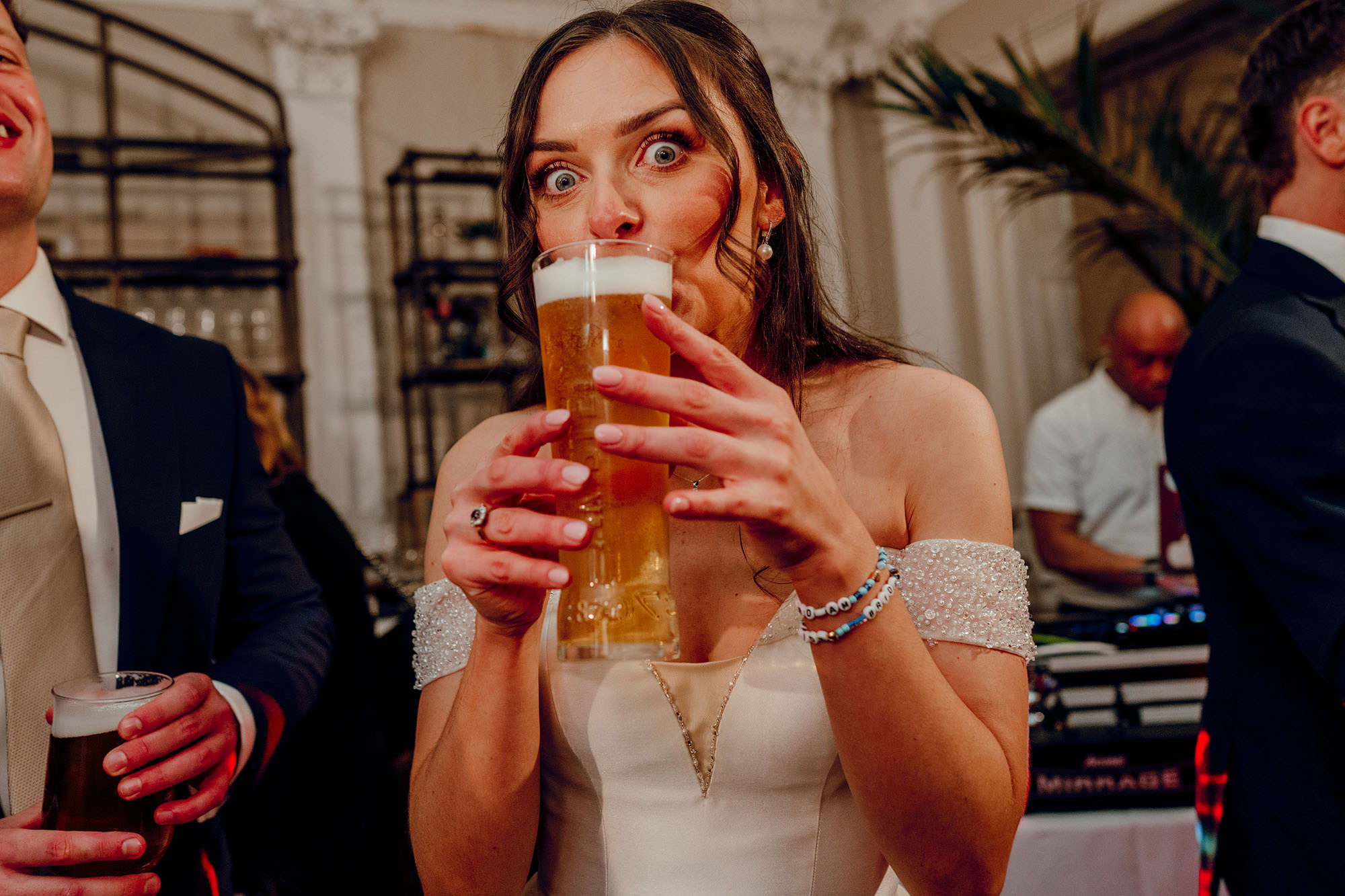 Lucy and Rob's wedding at Leeds Library and the Lost and Found club in Leeds. 