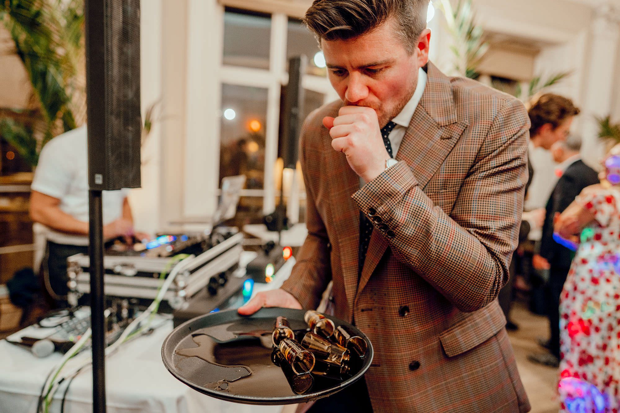 Lucy and Rob's wedding at Leeds Library and the Lost and Found club in Leeds. 