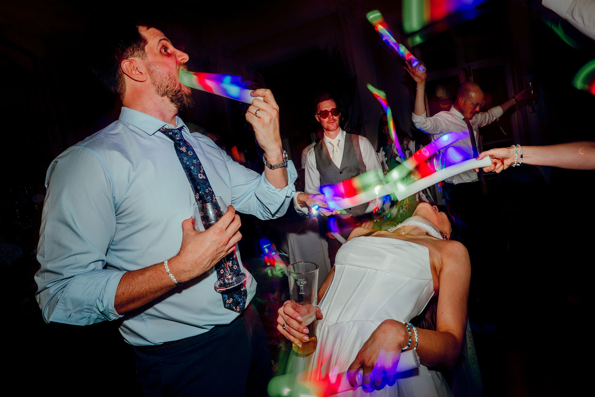 Colourful wedding photography leeds by hamish irvine 
