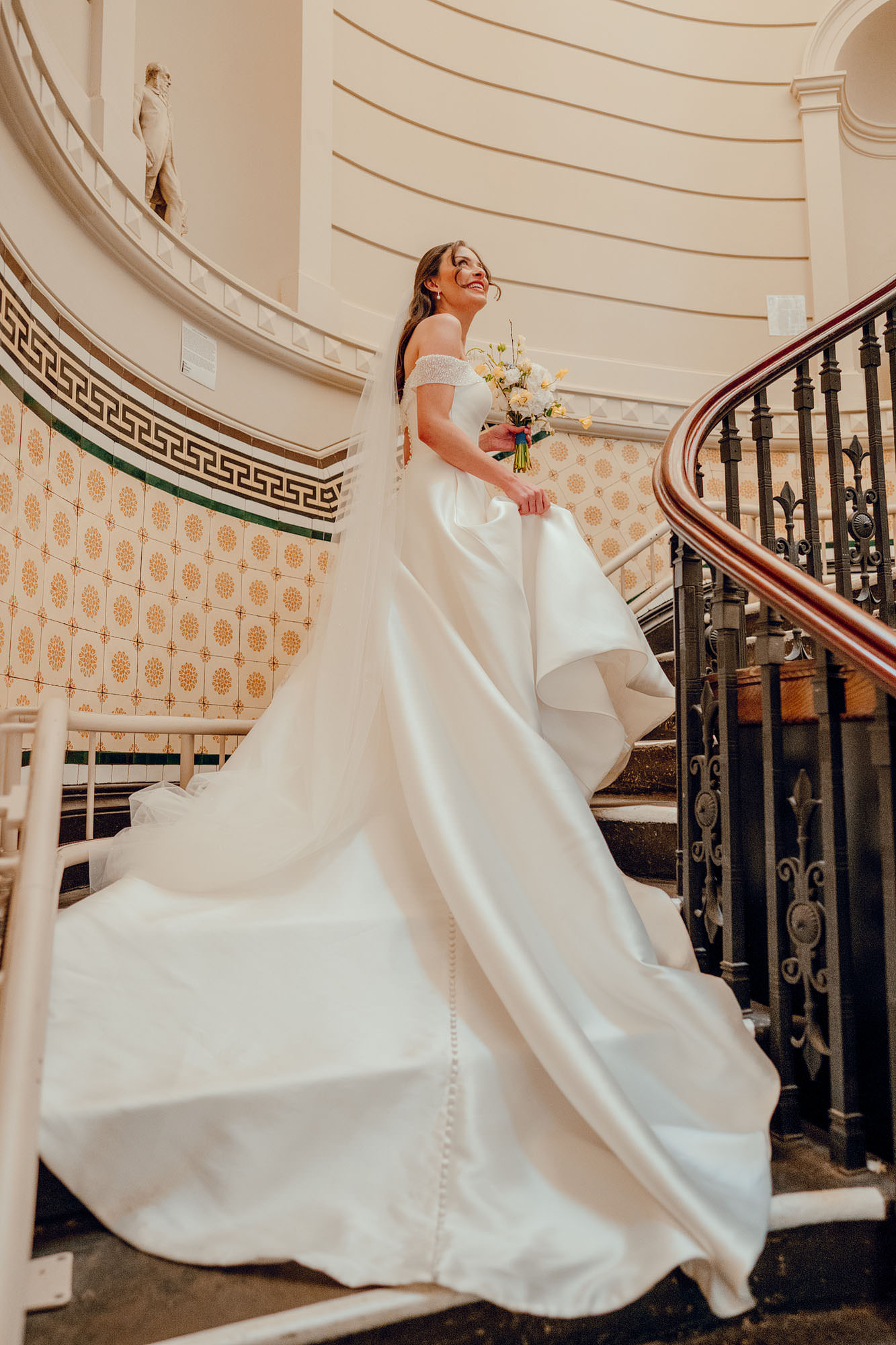 Lucy and Rob's wedding at Leeds Library and the Lost and Found club in Leeds.