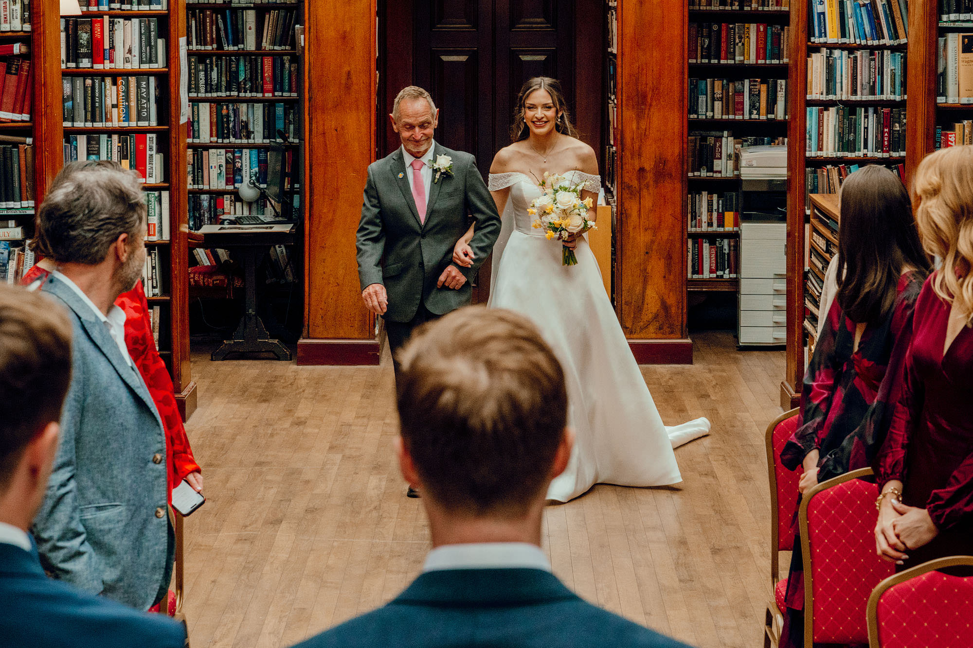 Lucy and Rob's wedding at Leeds Library and the Lost and Found club in Leeds. 