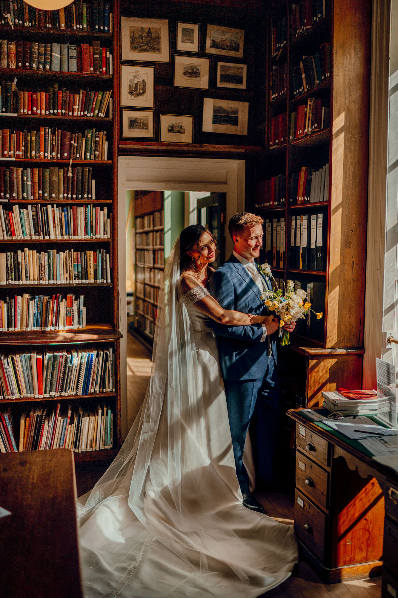 Leeds Library Wedding photos Hamish Irvine 