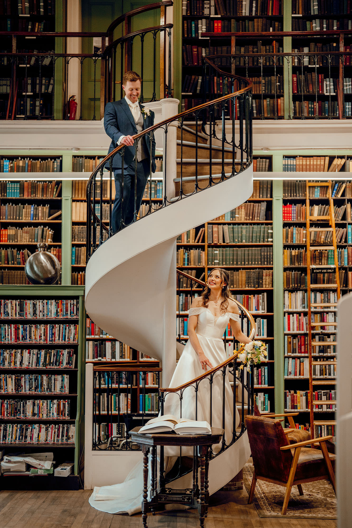 Leeds Library Wedding photos Hamish Irvine 