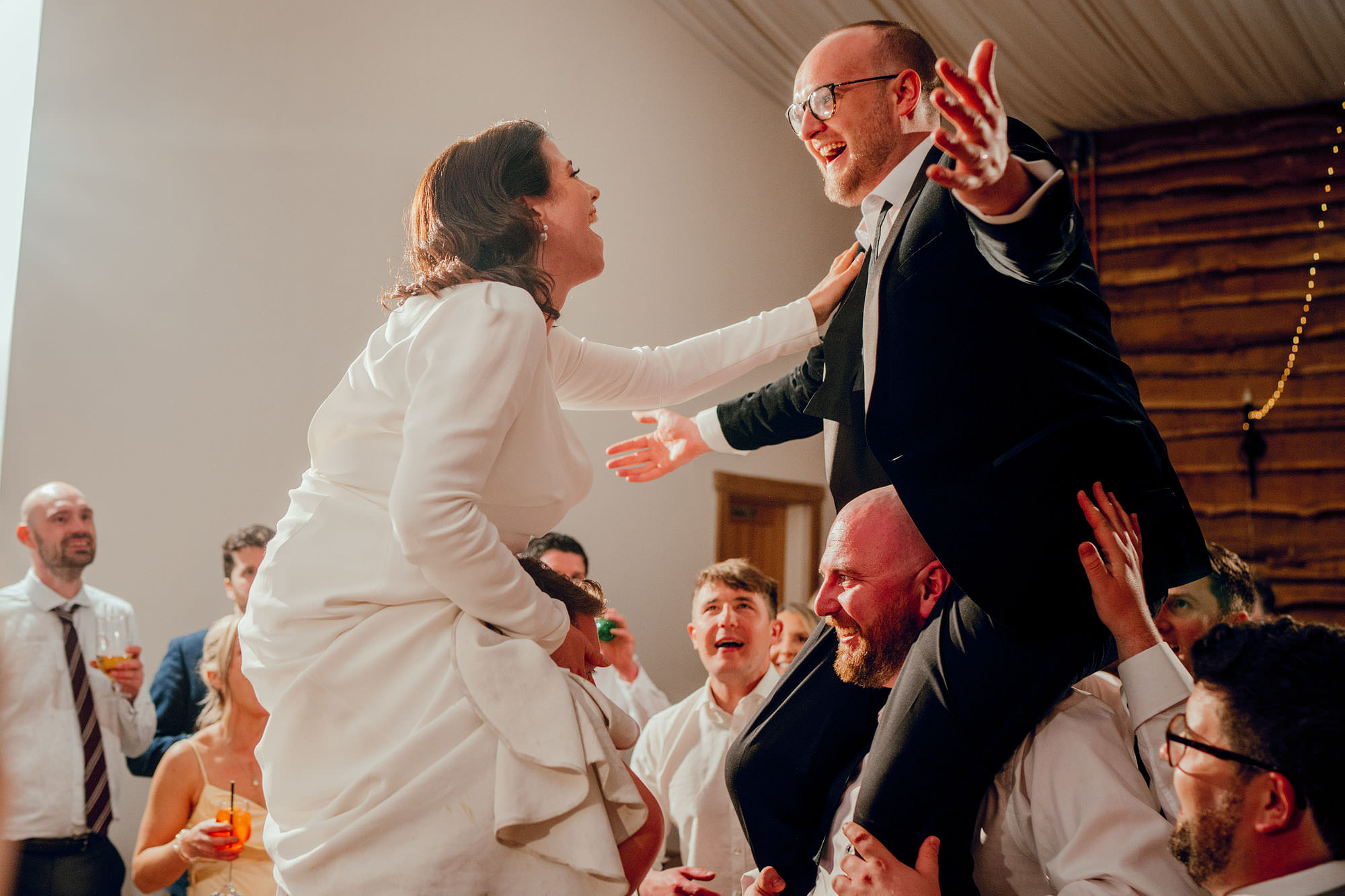 Party wedding photography by hamish irvine at hornington manor at helen and steven's wedding 