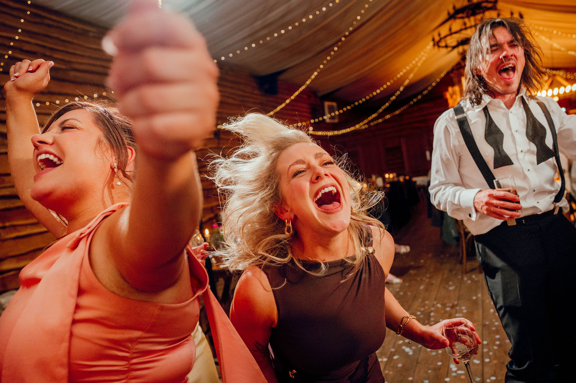 Party wedding photography by hamish irvine at hornington manor at helen and steven's wedding 
