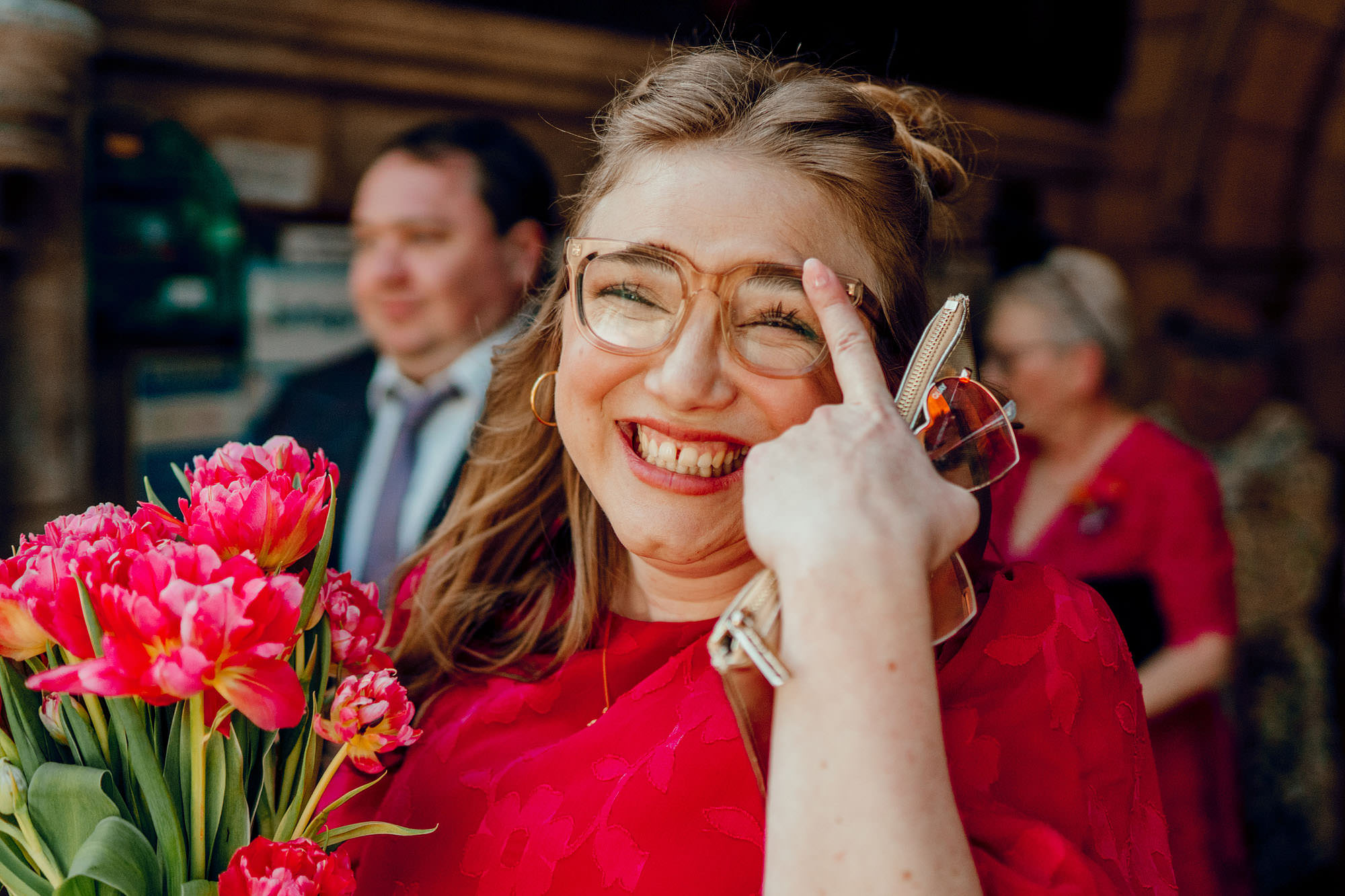 wedding ceremony at St Margarets Church Church Lane LS18 5 LA