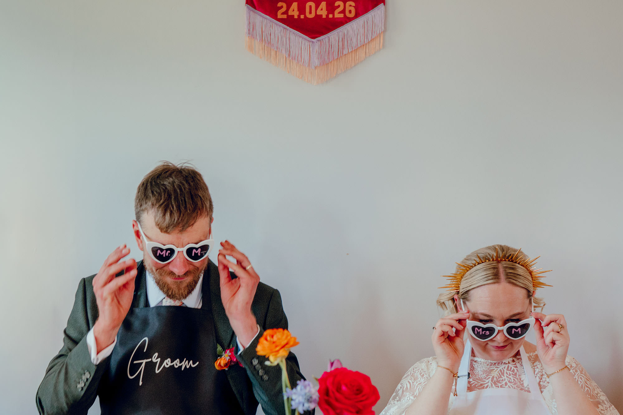 Northern Monk Colourful Wedding photography by Hamish Irvine 