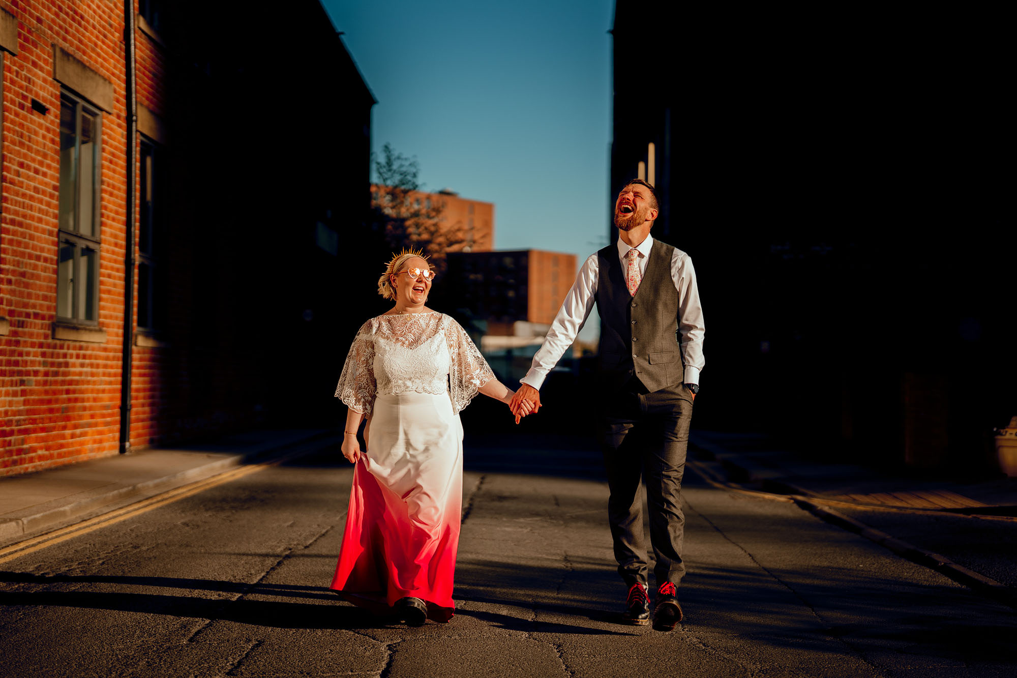 Northern Monk Colourful Wedding photography by Hamish Irvine 