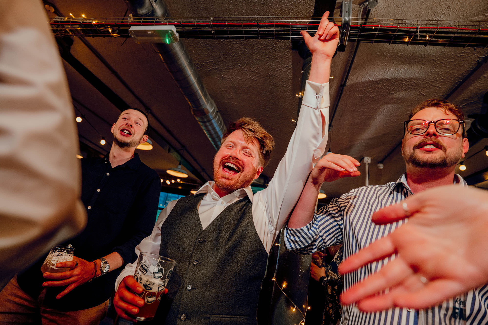 Colourful wedding photography chapter hall leeds northern monk